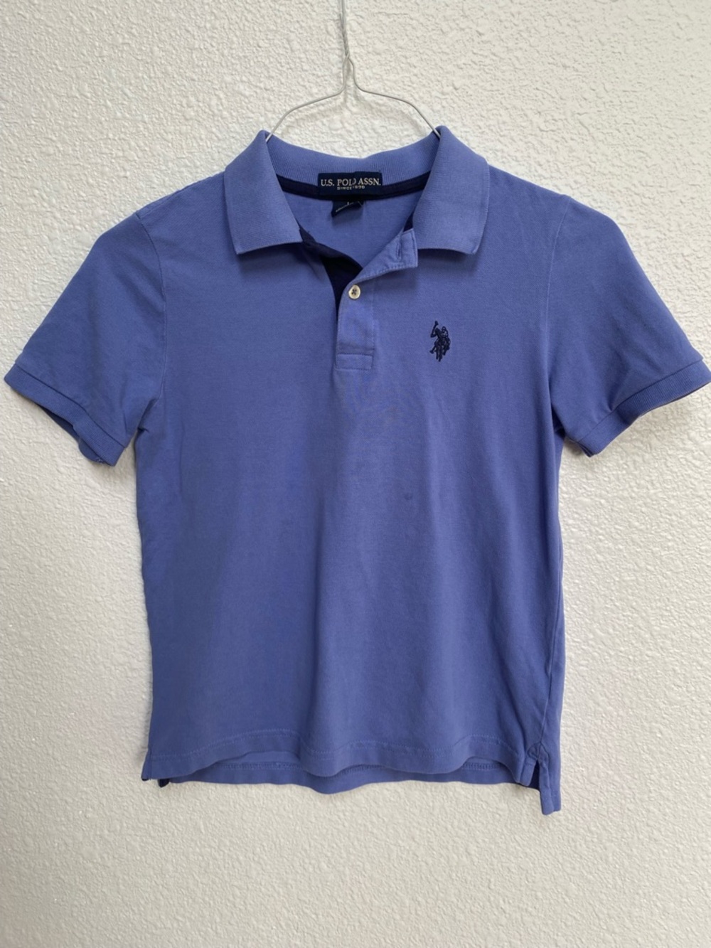U.S. Polo Assn. Kids Short Sleeve Polo - Periwinkle Blue